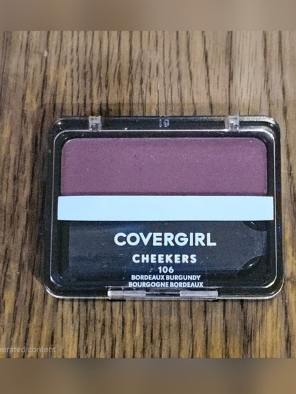 COVERGIRL Cheekers Blush - 106 Bordeaux Burgundy 0.12oz Discontinued BNIB